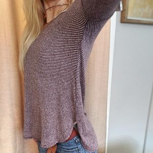 Garage Wine & Rose Knit Sweater (Small)
